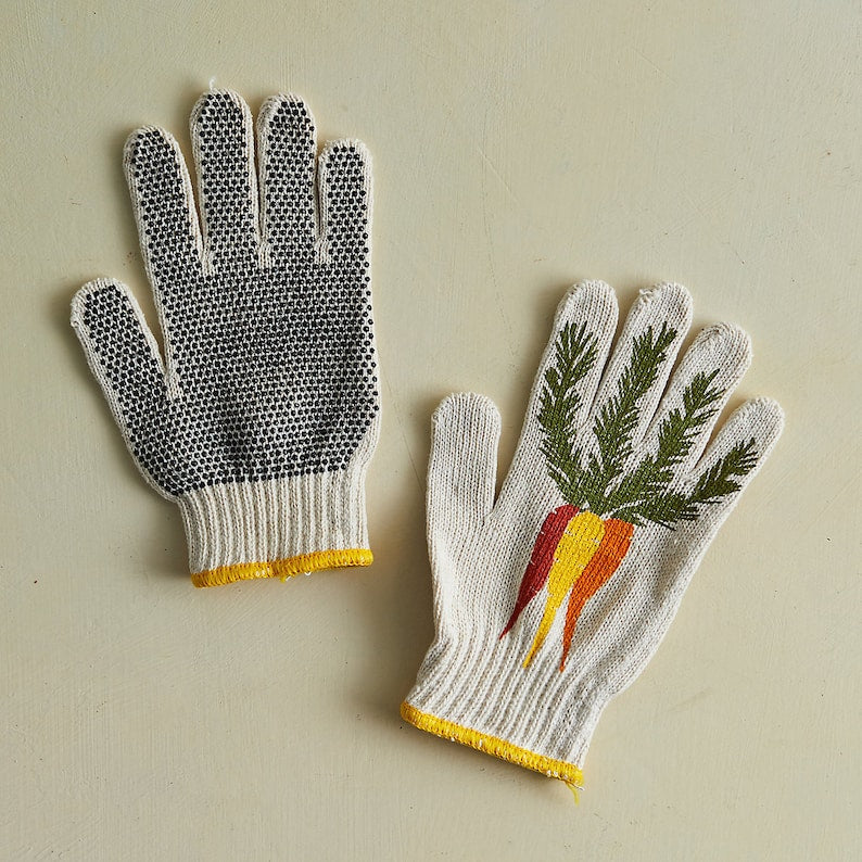 Heirloom Carrot Gardening Gloves