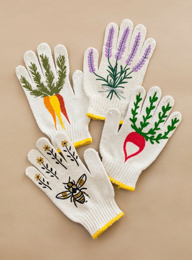 Heirloom Carrot Gardening Gloves