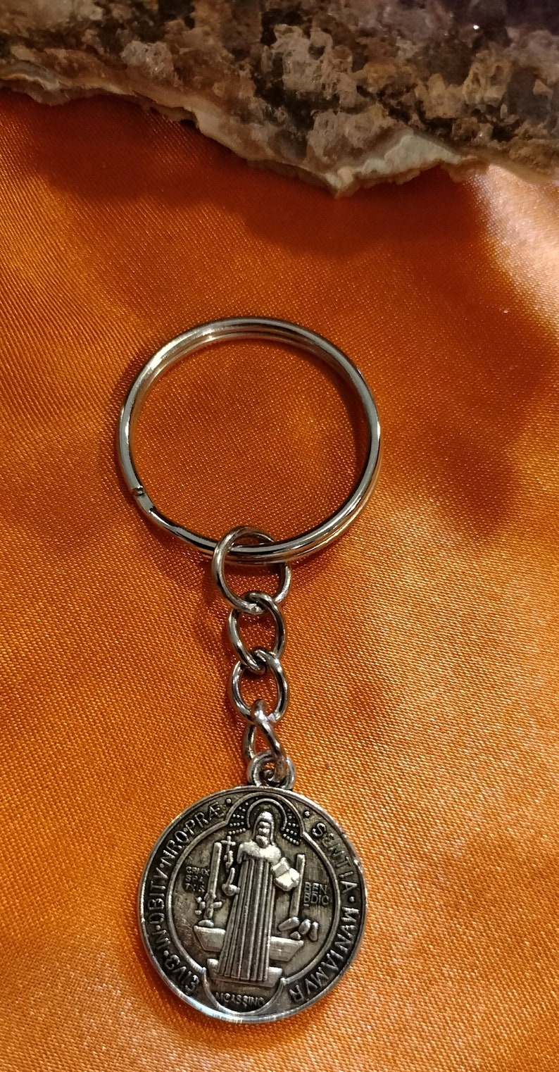 St. Benedict, Catholic, protection, pendant,key chains