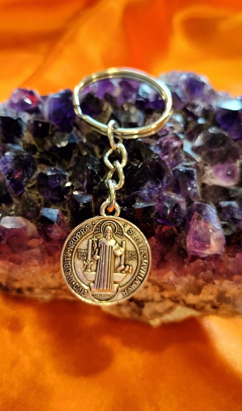 St. Benedict, Catholic, protection, pendant,key chains