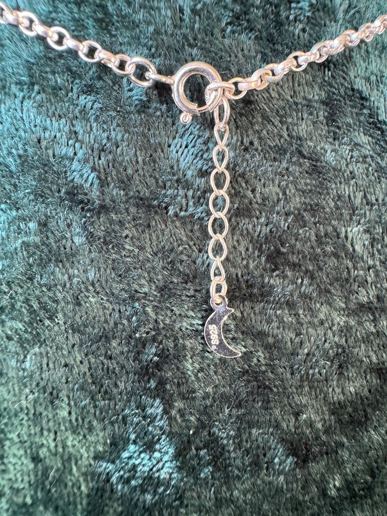 Stirling Silver And Bronze Twilight Fern Necklace