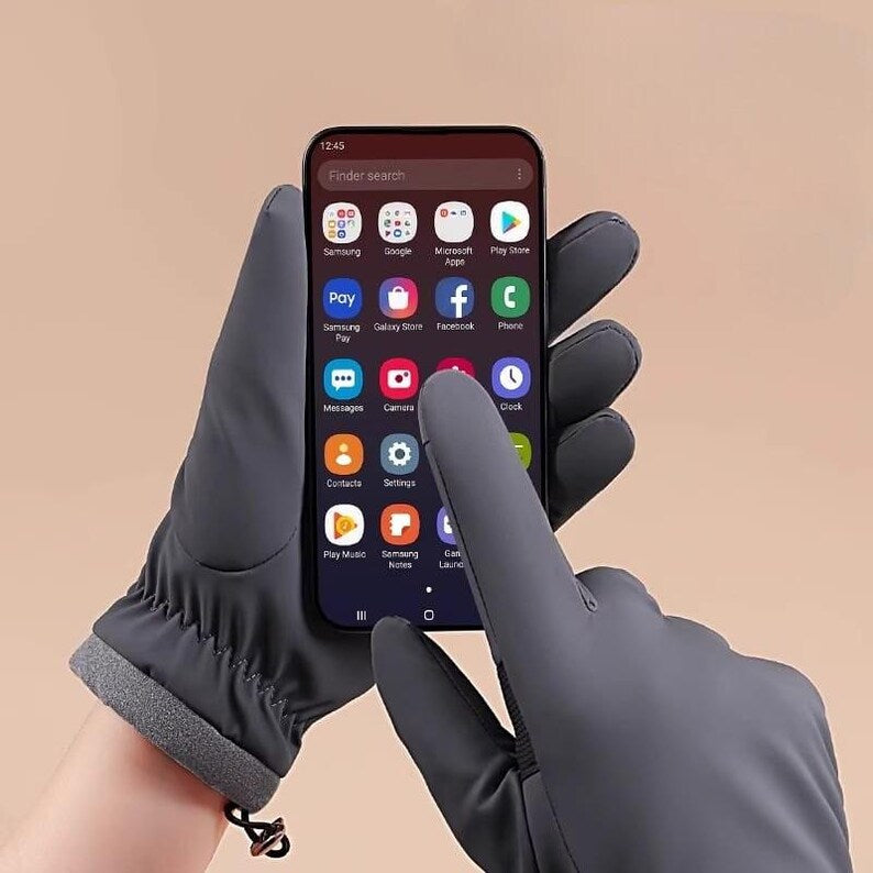 Touchscreen Winter Gloves: Non-Slip, Thermal, Lightweight